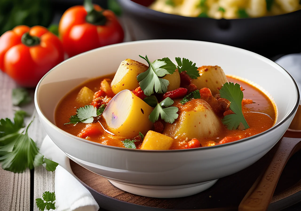 Spicy Potato-Cauliflower Pot