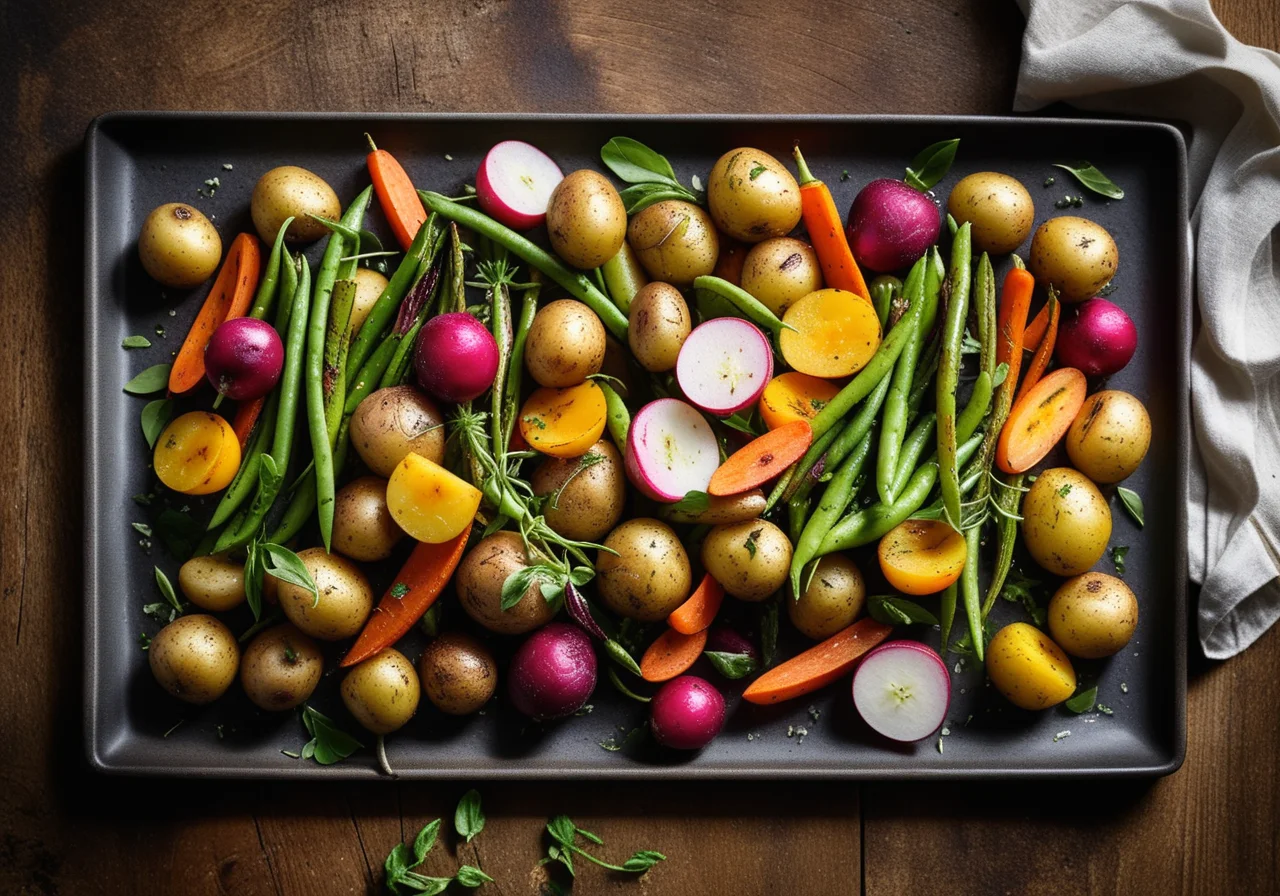 Roasted Spring Vegetables