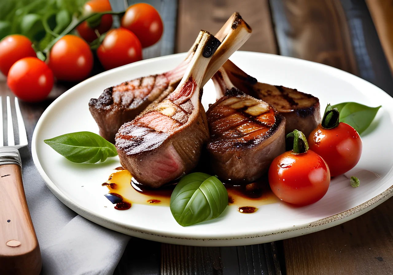 Lamb Chops with Tomatoes