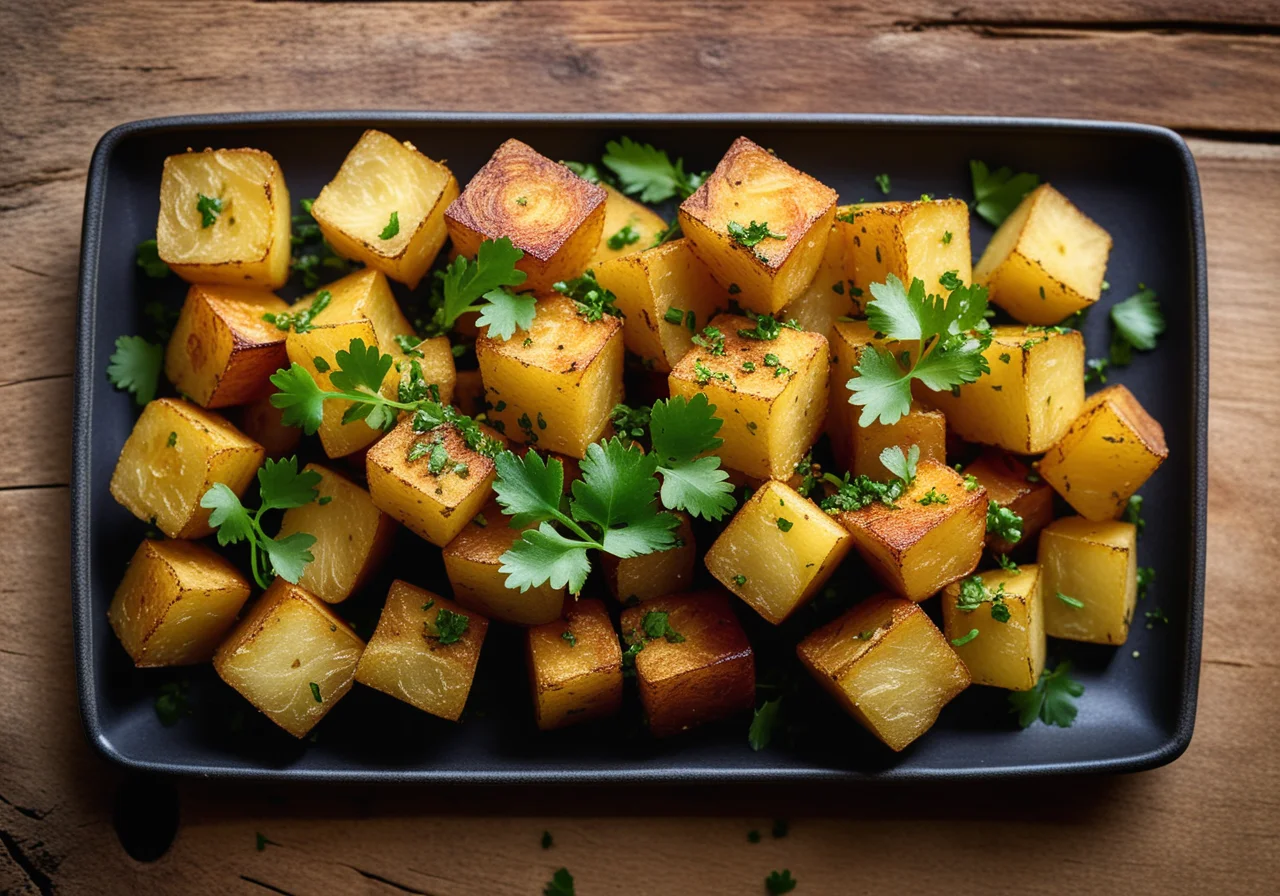 Spicy Potatoes with Coriander and Cumin