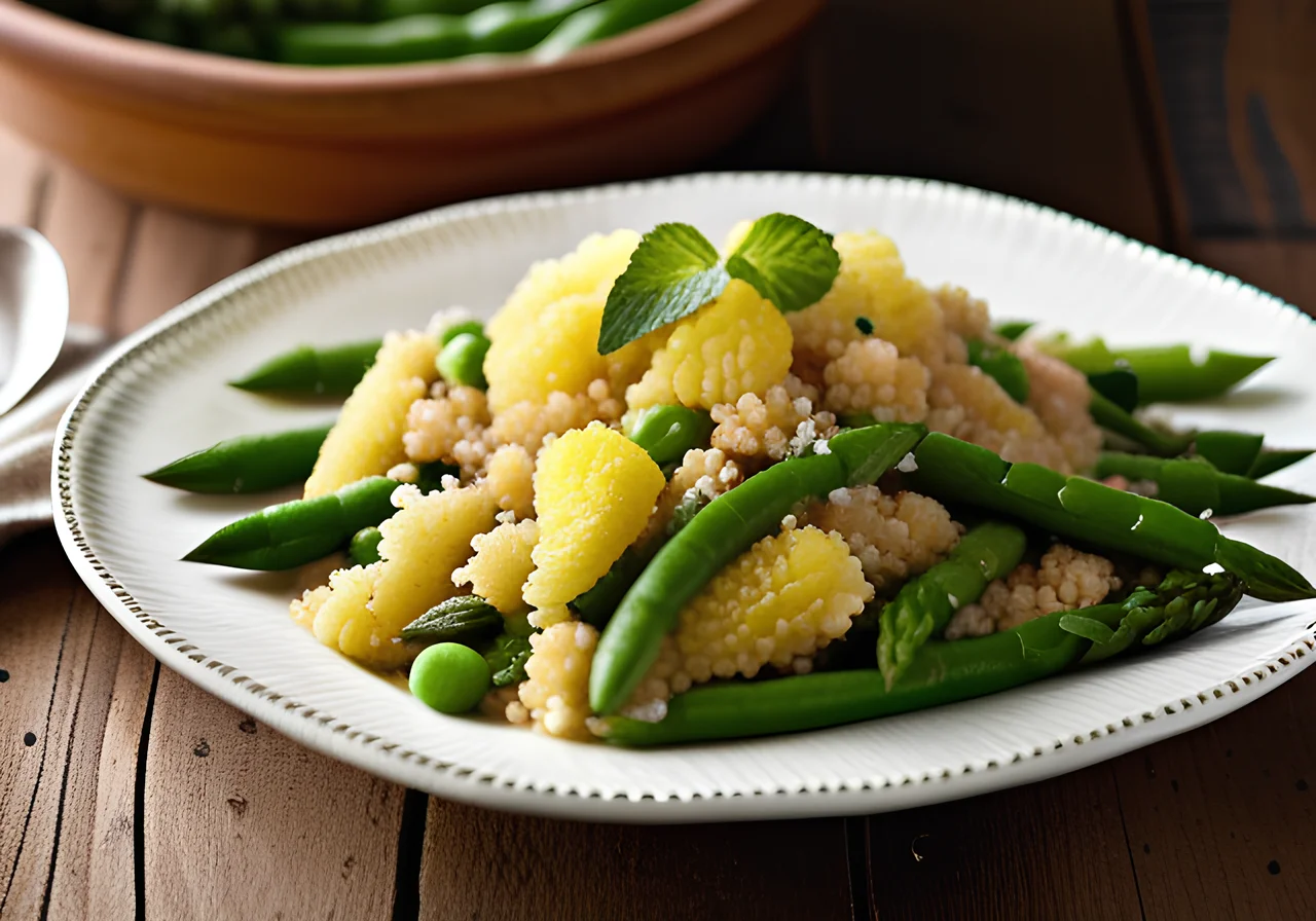 Couscous with Green Vegetables
