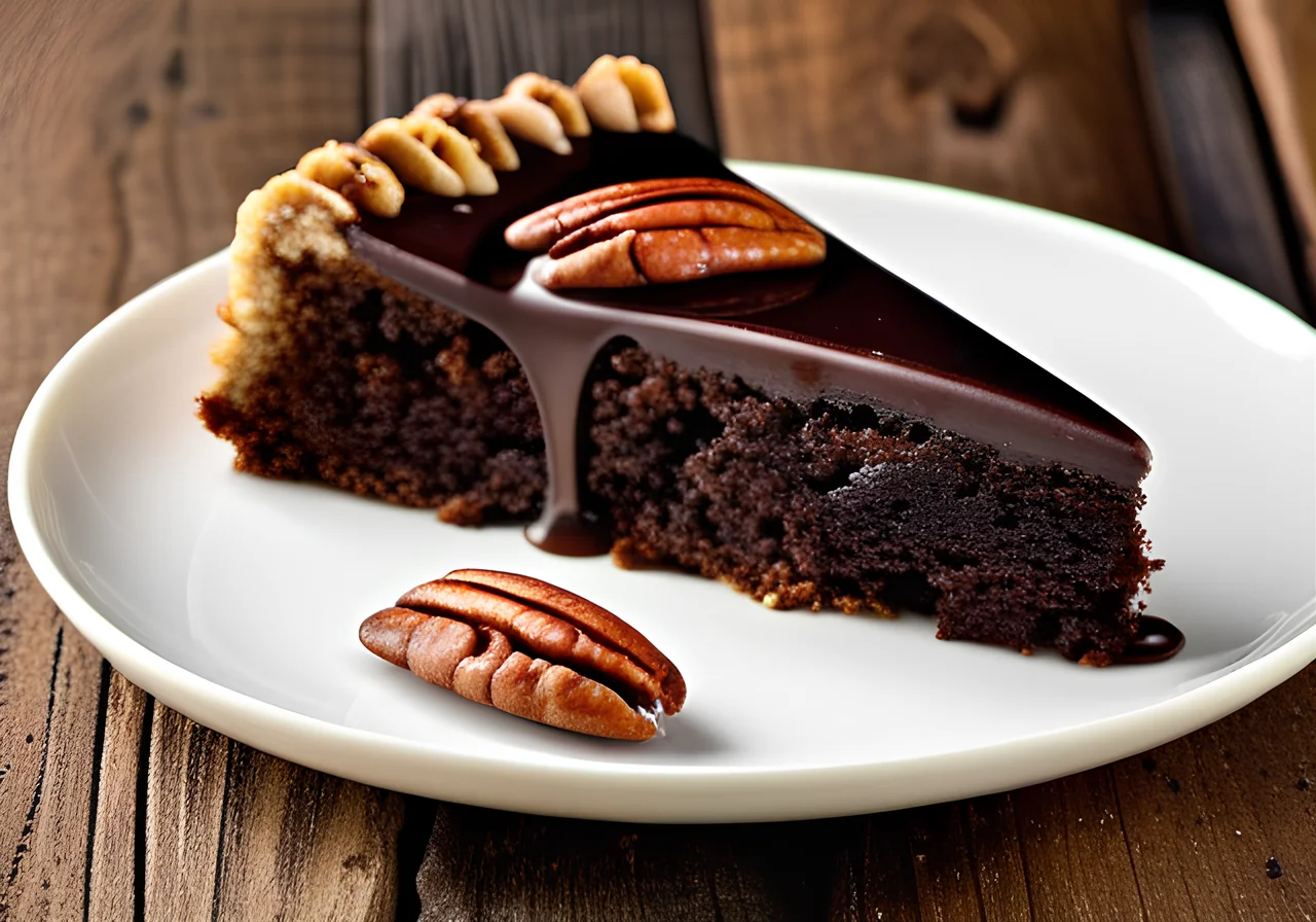 Pecan Chocolate Cake
