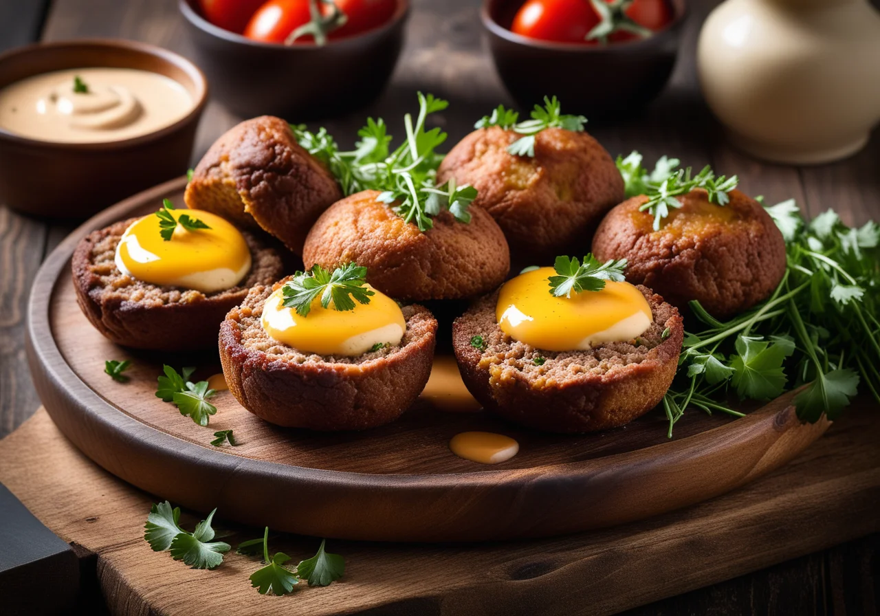 Beef Cutlets with Yorkshire Pudding