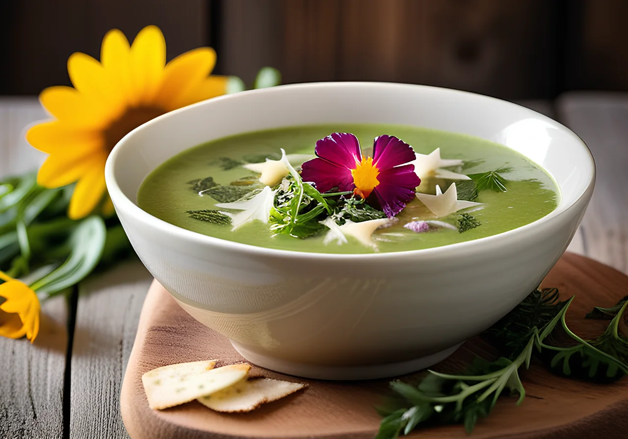 Creamy Borrelia Soup with Parmesan