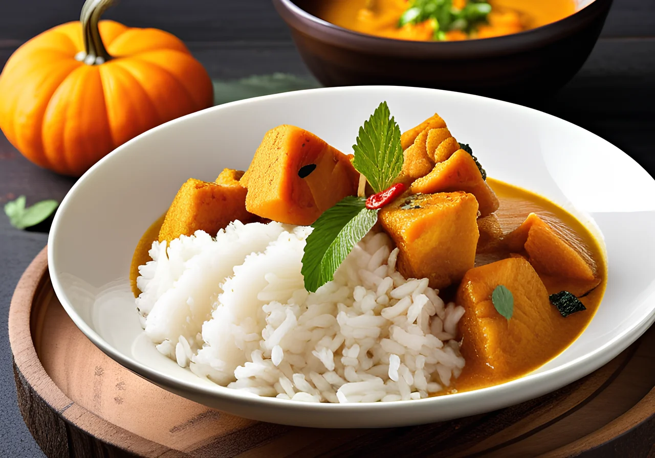 Fish Pumpkin Curry with Potatoes