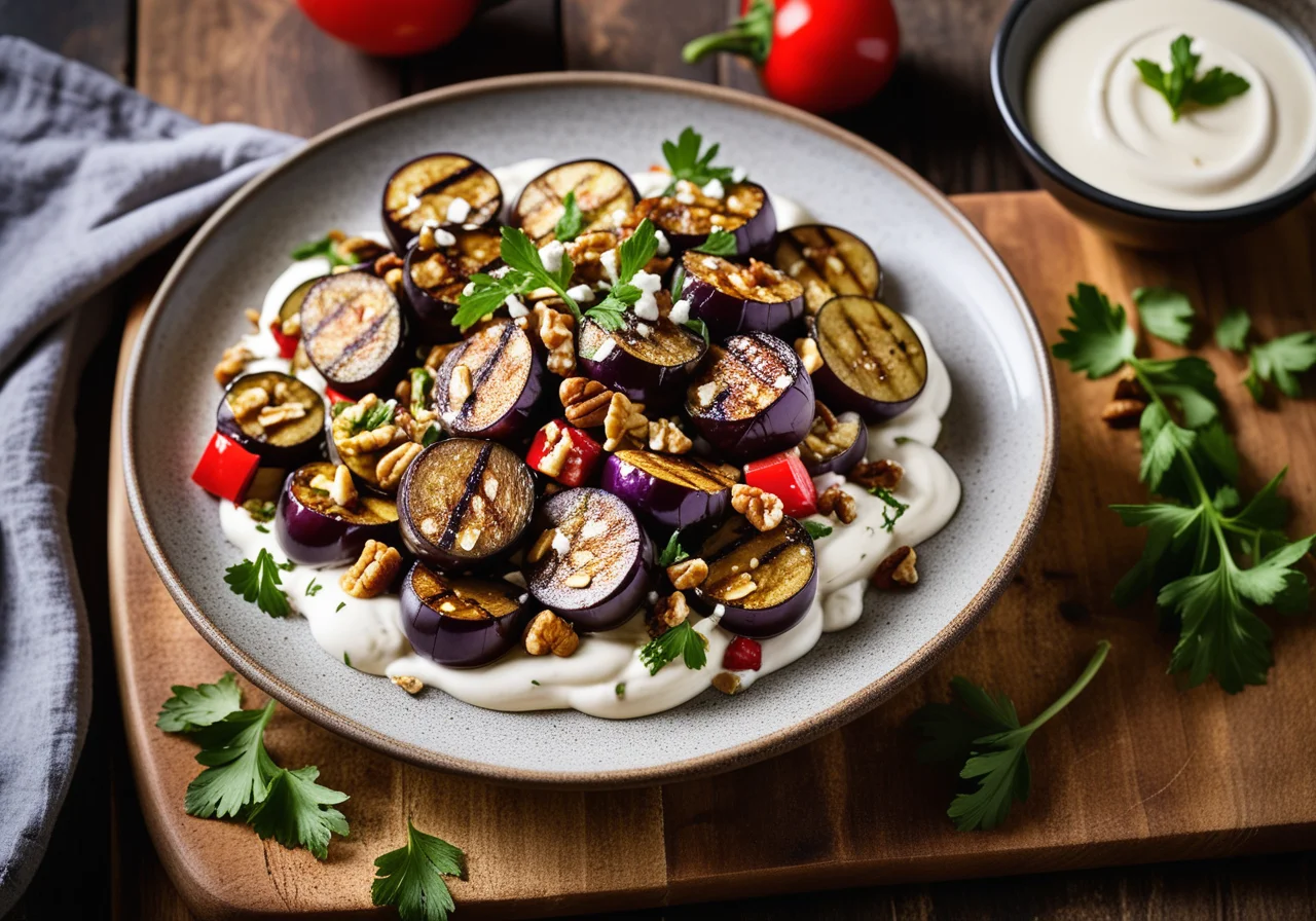 Greek Eggplant Salad