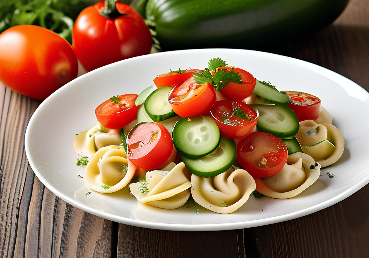Vegetarian Tortellini Salad