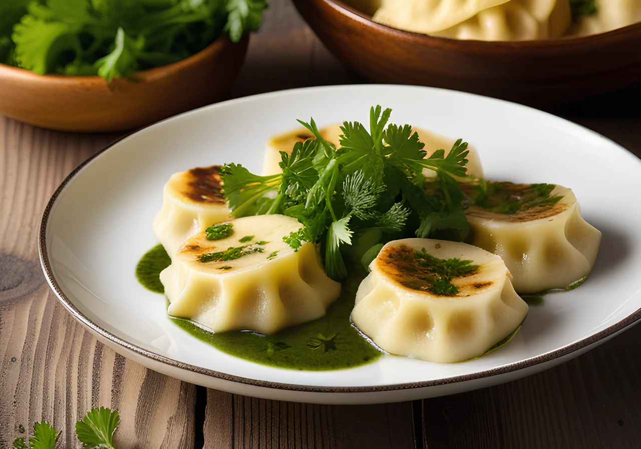 Bohemian Dumplings with Bacon-Persil Butter