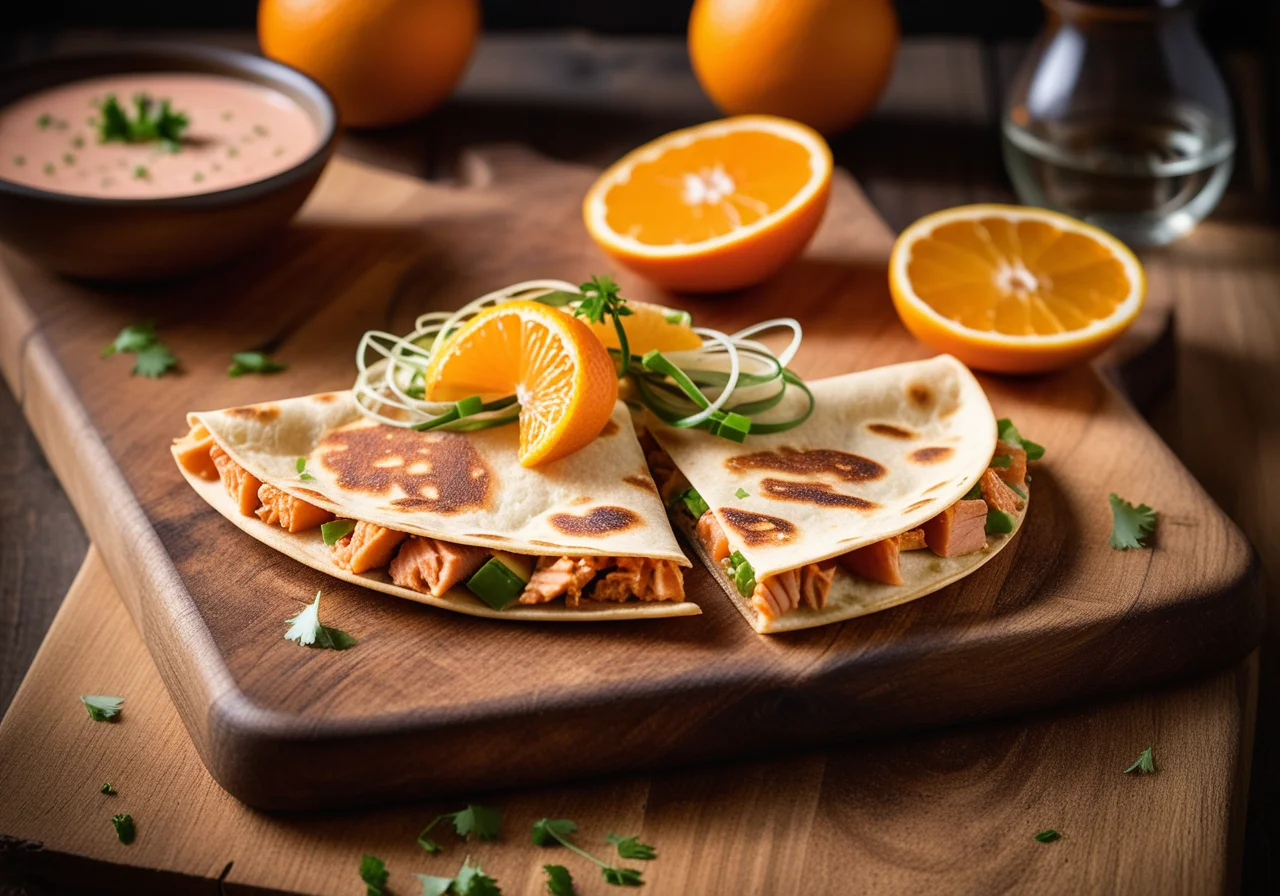 Salmon Quesadillas