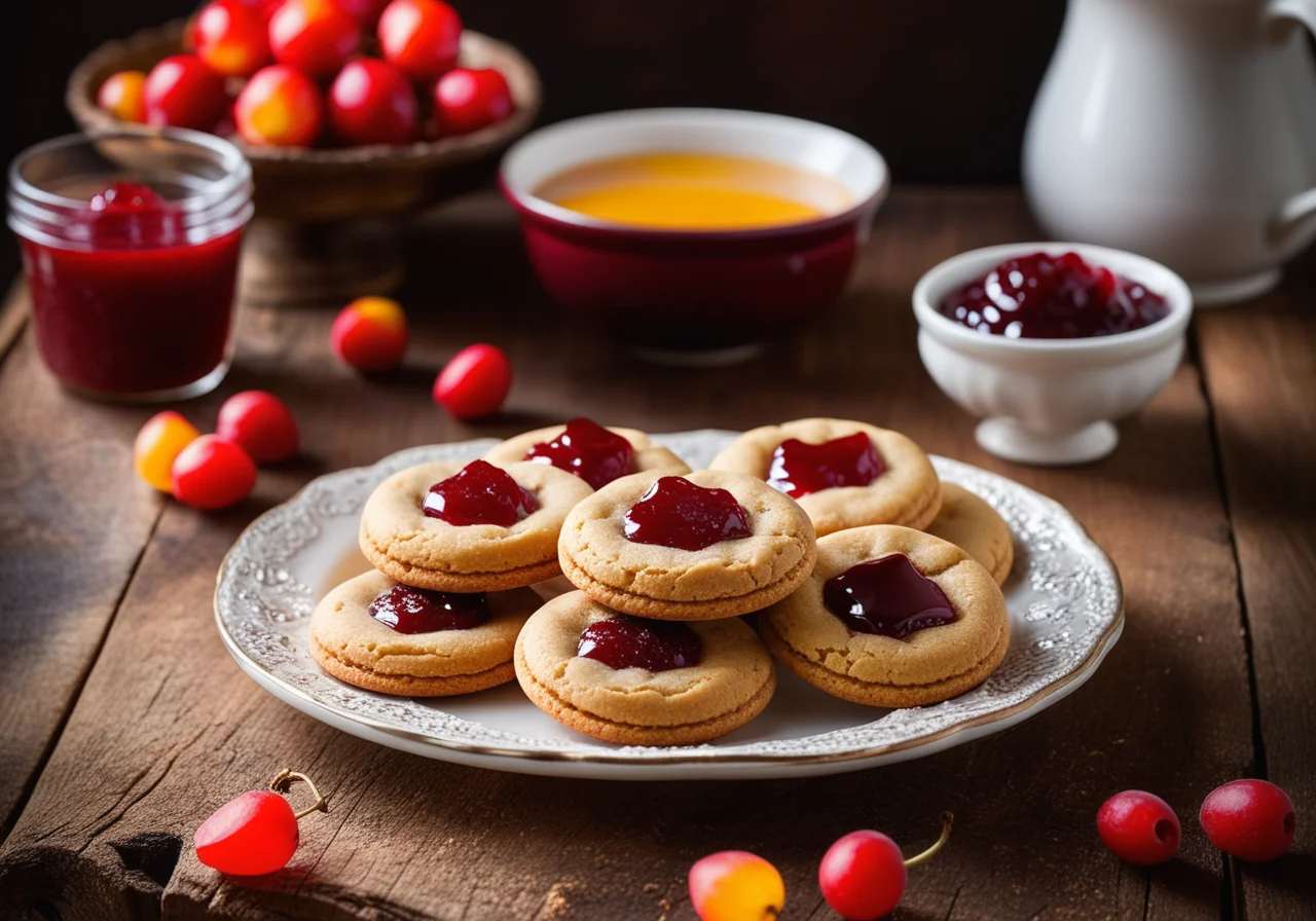 Cookies with Rosehip Jam