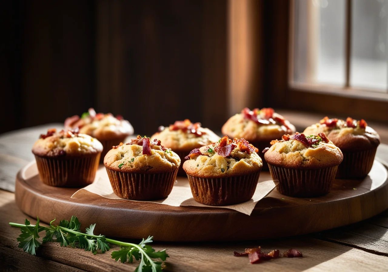 Onion Bacon Muffins