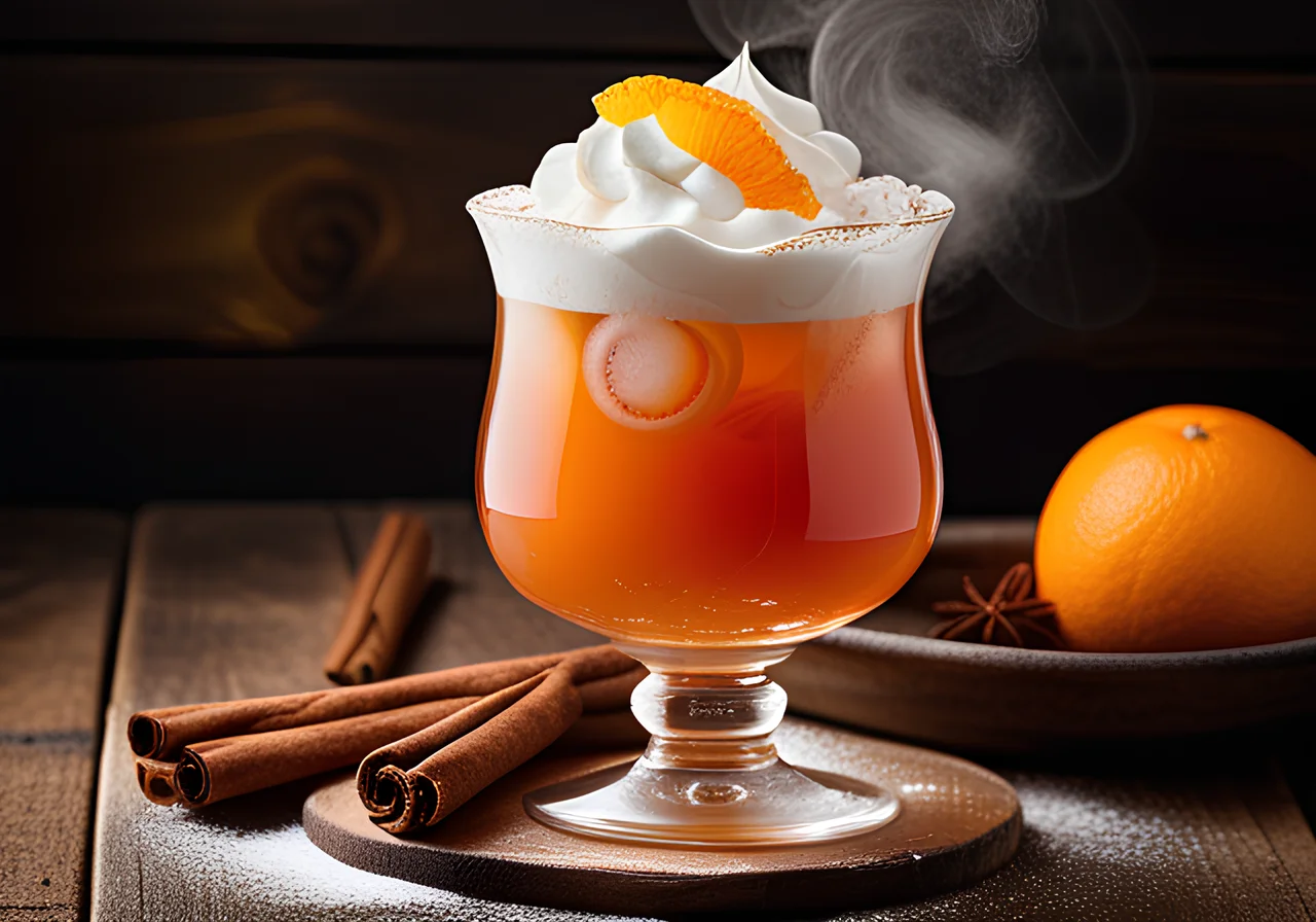 Winter Punch with Cream