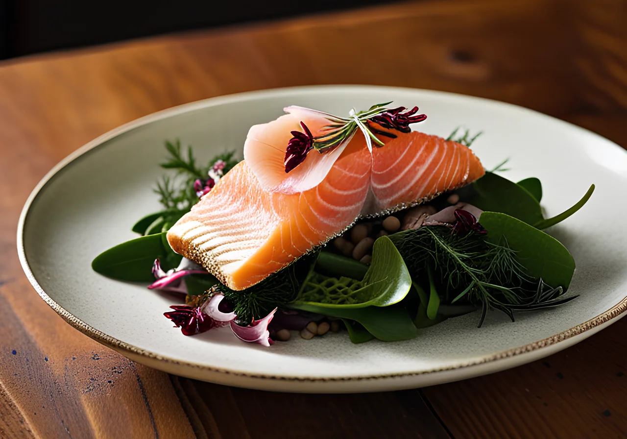Smoked Salmon on Bread