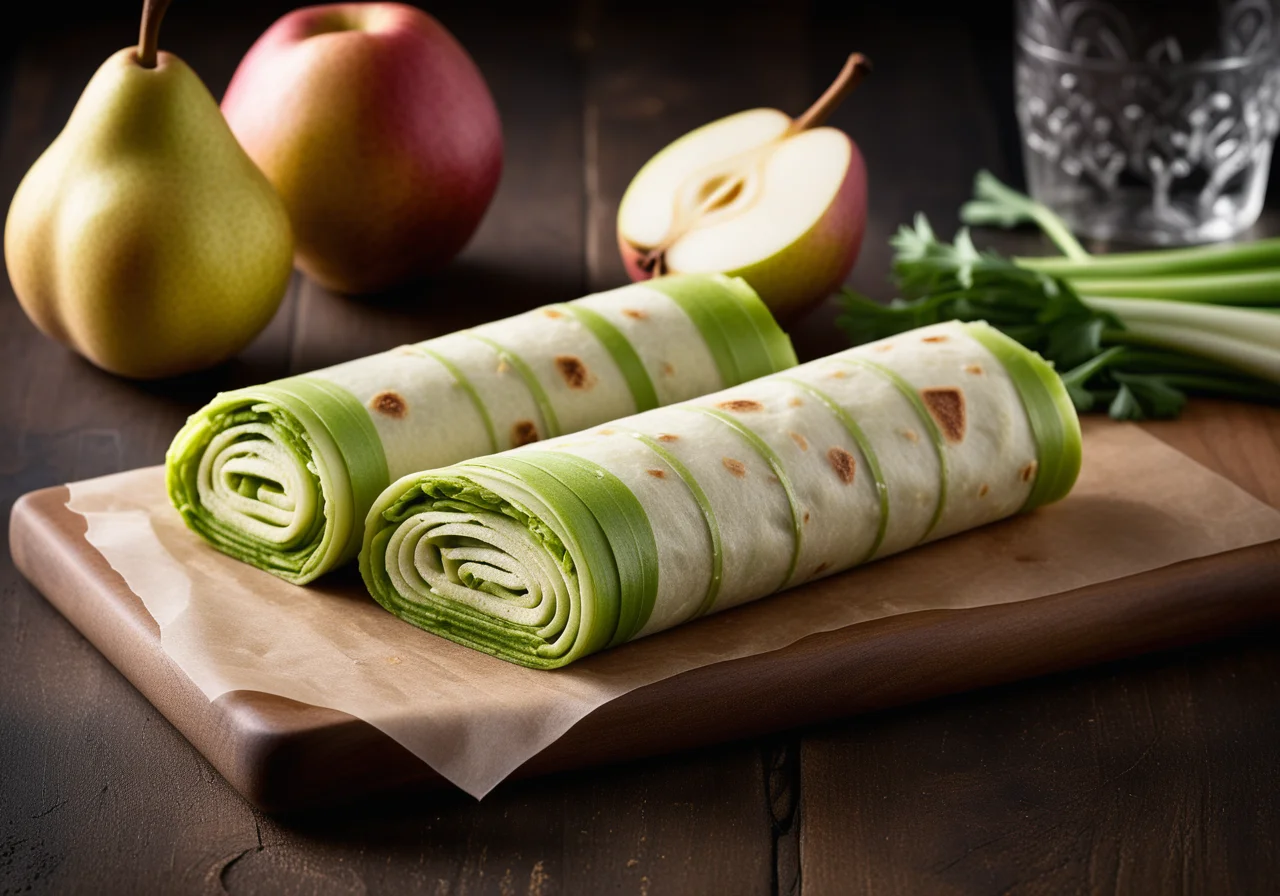 Pear and Leek Wrap