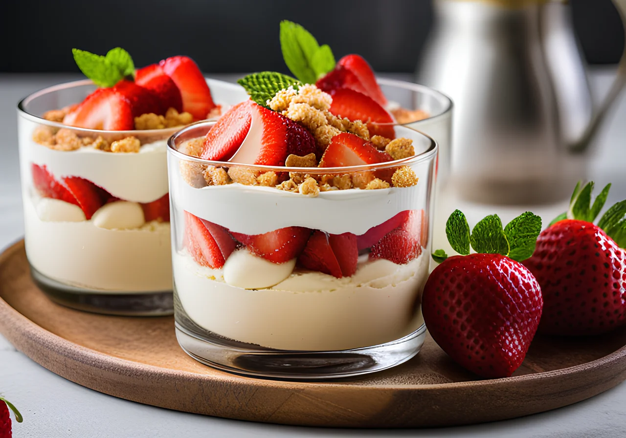 Strawberry Mascarpone Trifle