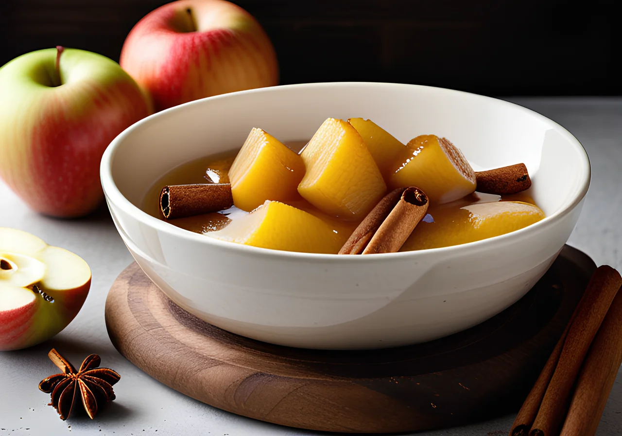 Apple Compote Without Sugar