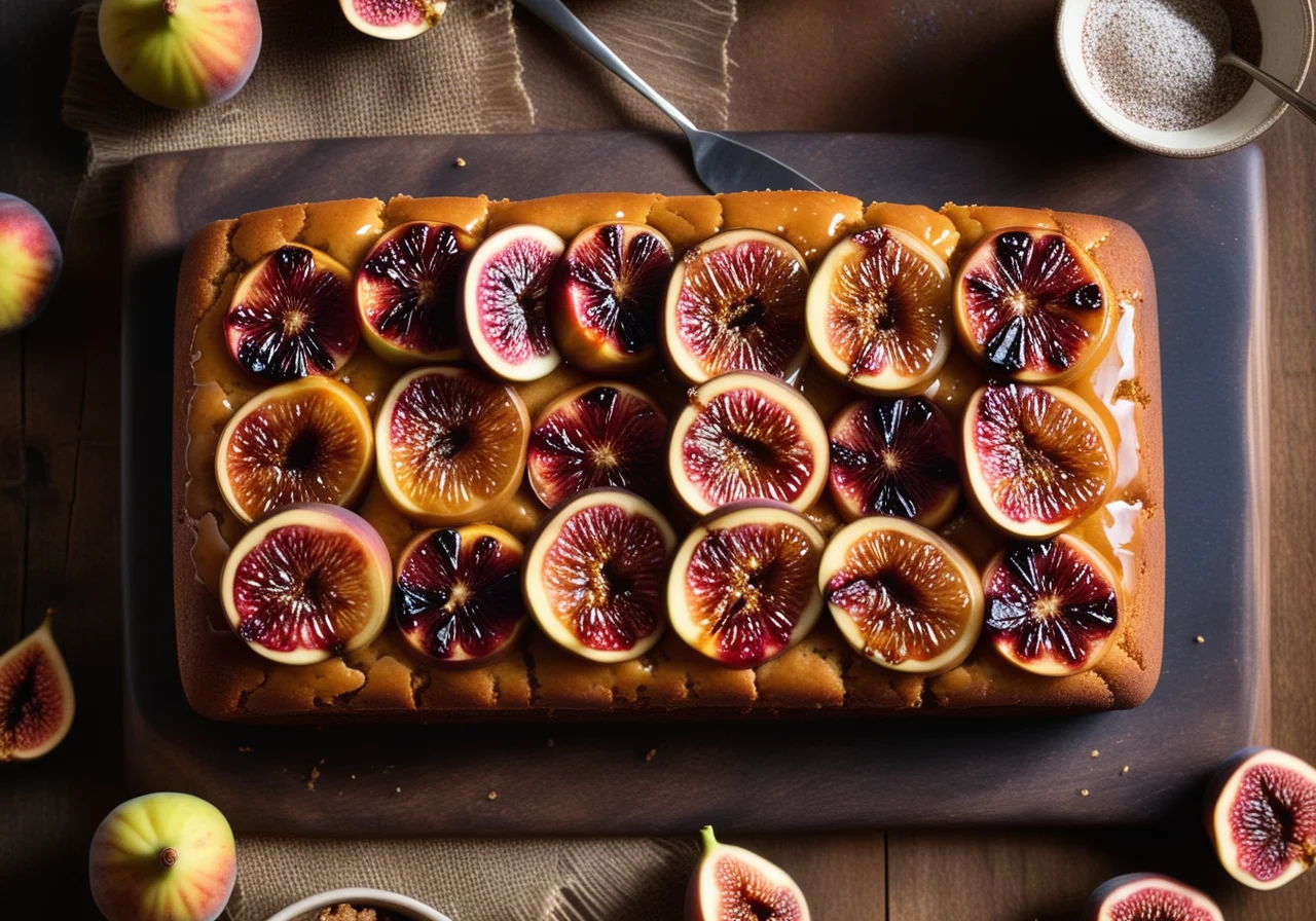 Fig Cake with Dried Figs