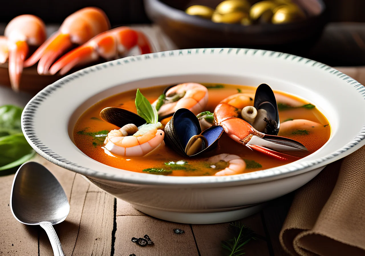 Mediterranean Seafood Soup