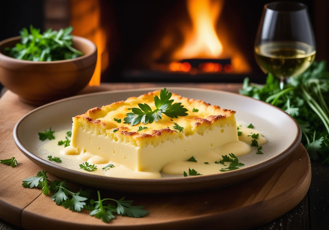 Cheese Polenta Gratin