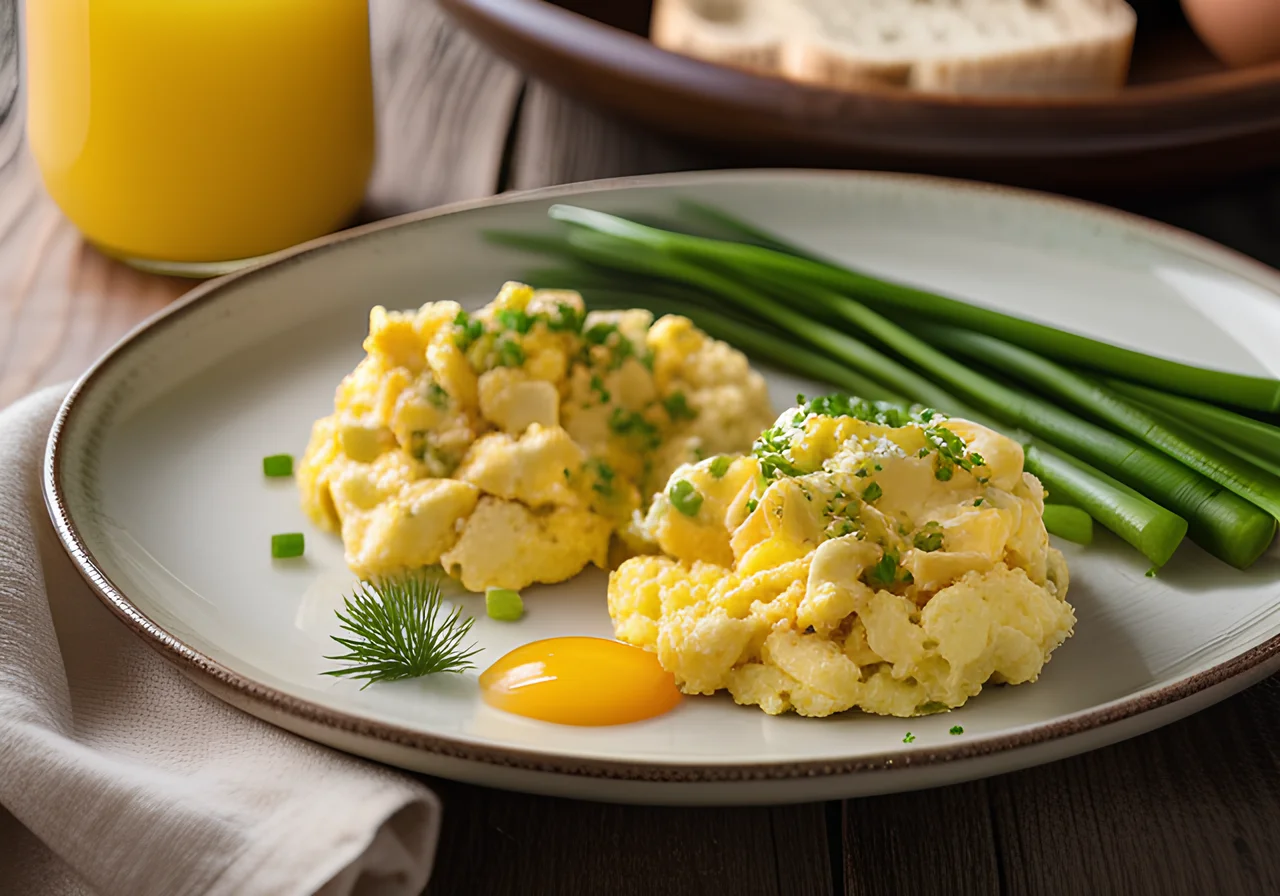 Scrambled Eggs with Milk