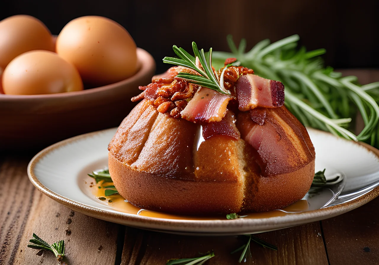 Spicy Gugelhupf with Bacon