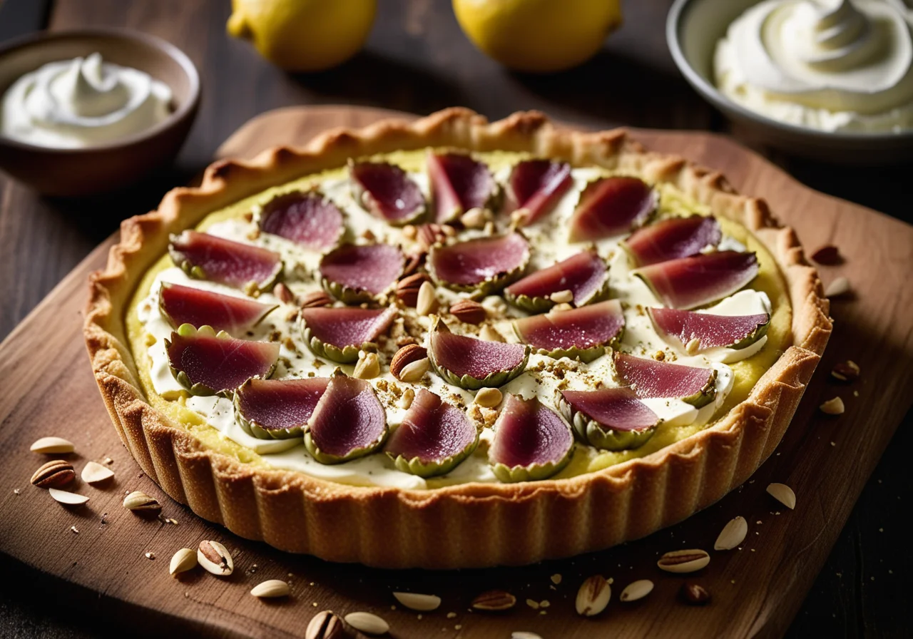 Savory Cheese Tart with Ricotta and Artichokes