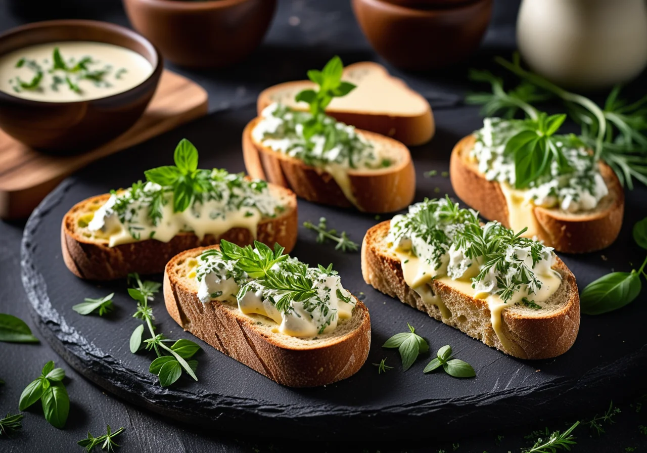 Herb Cheese Toast