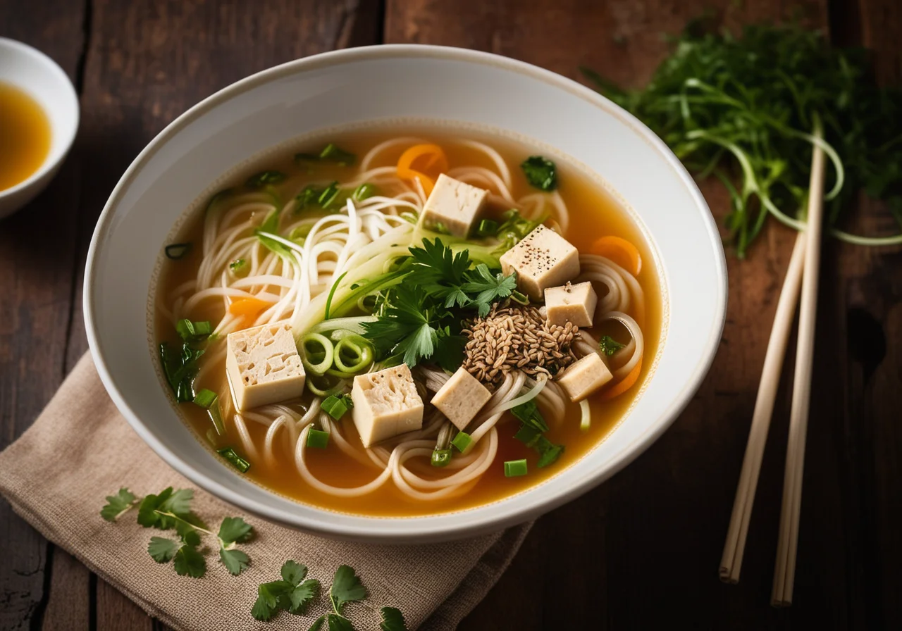 Asian Vegetable Noodle Soup