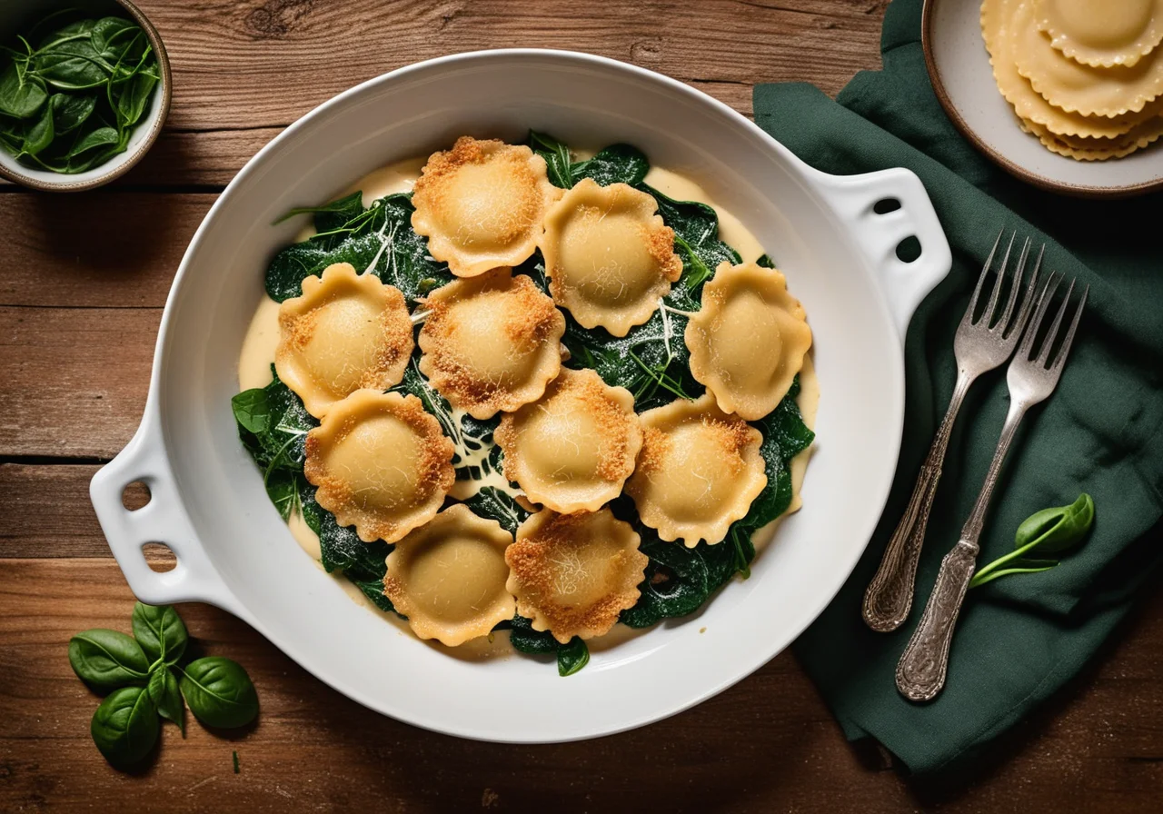 Ravioli Gratin