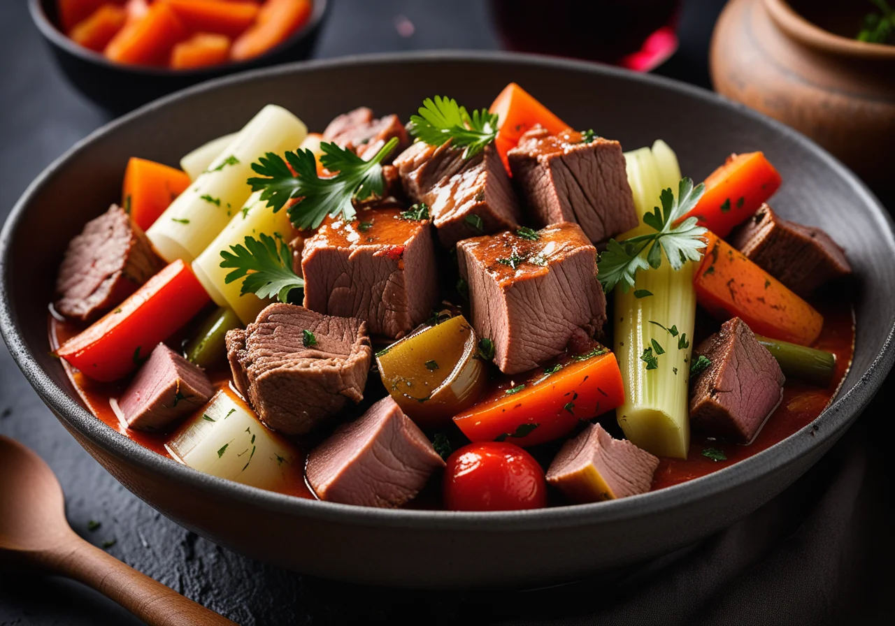 Braised Meat with Vegetables