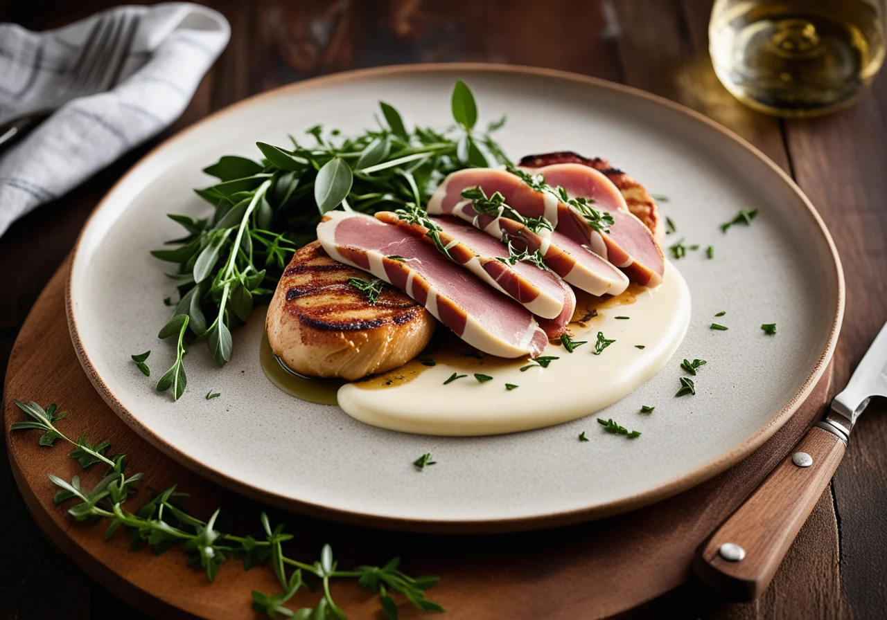 Chicken Fillet Saltimbocca Style