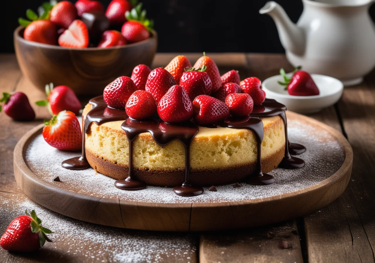 Ricotta and Chocolate Drops Cake