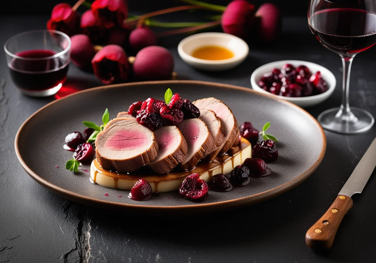 Duck Breast with Mushrooms