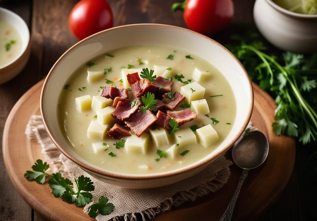 Cabbage Soup with Bacon