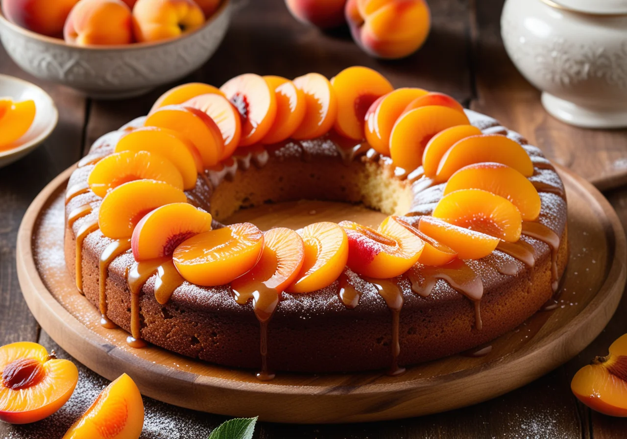 Quick Apricot Cake