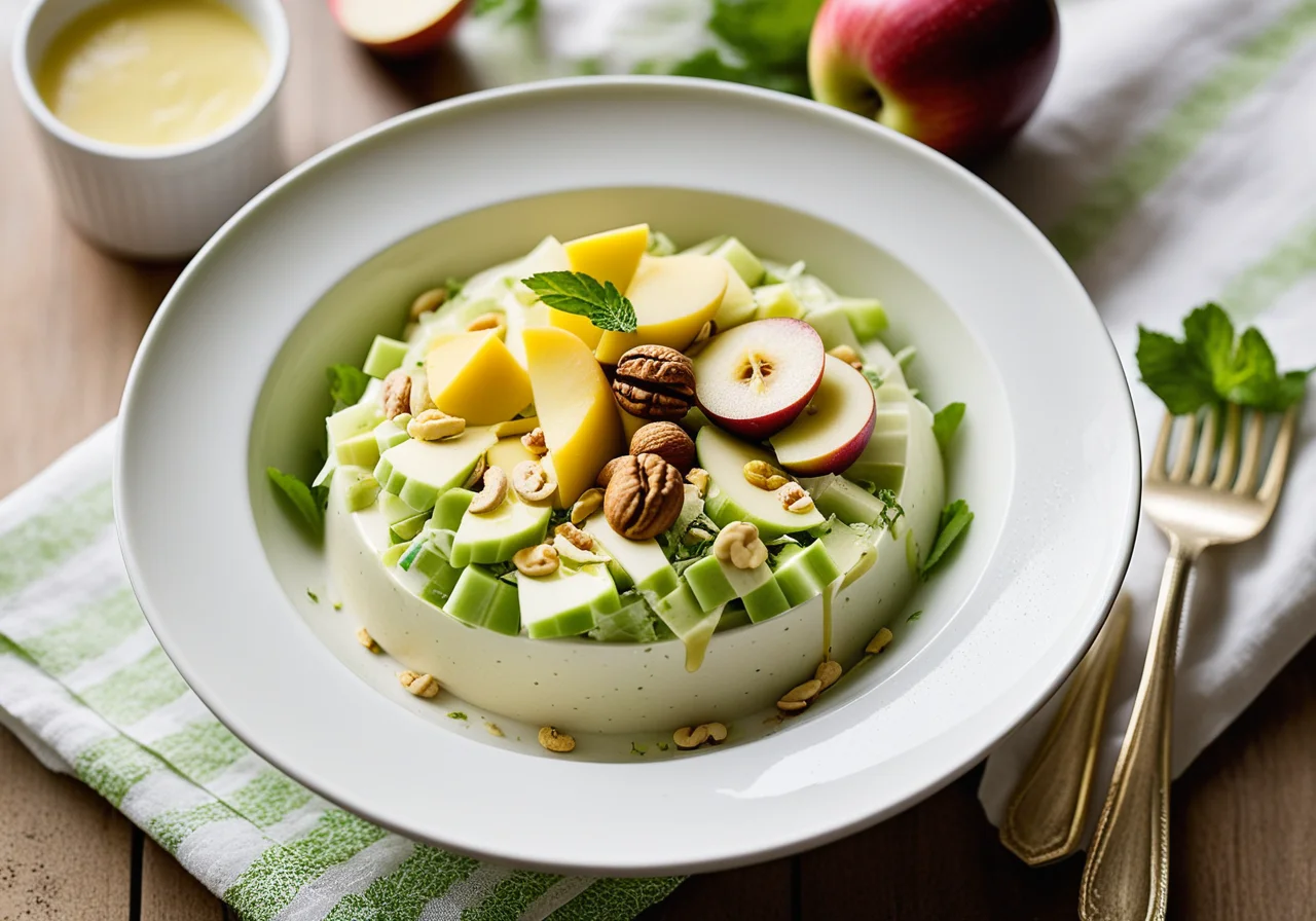 Waldorf Salad with Mango Chutney