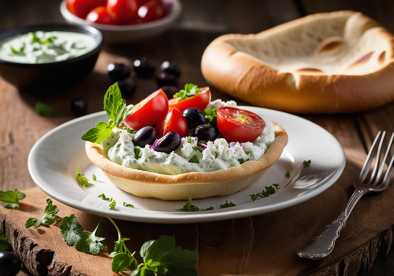 Greek Salad Sandwich
