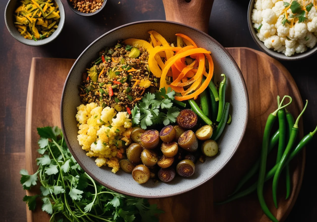 Indian Spiced Vegetables