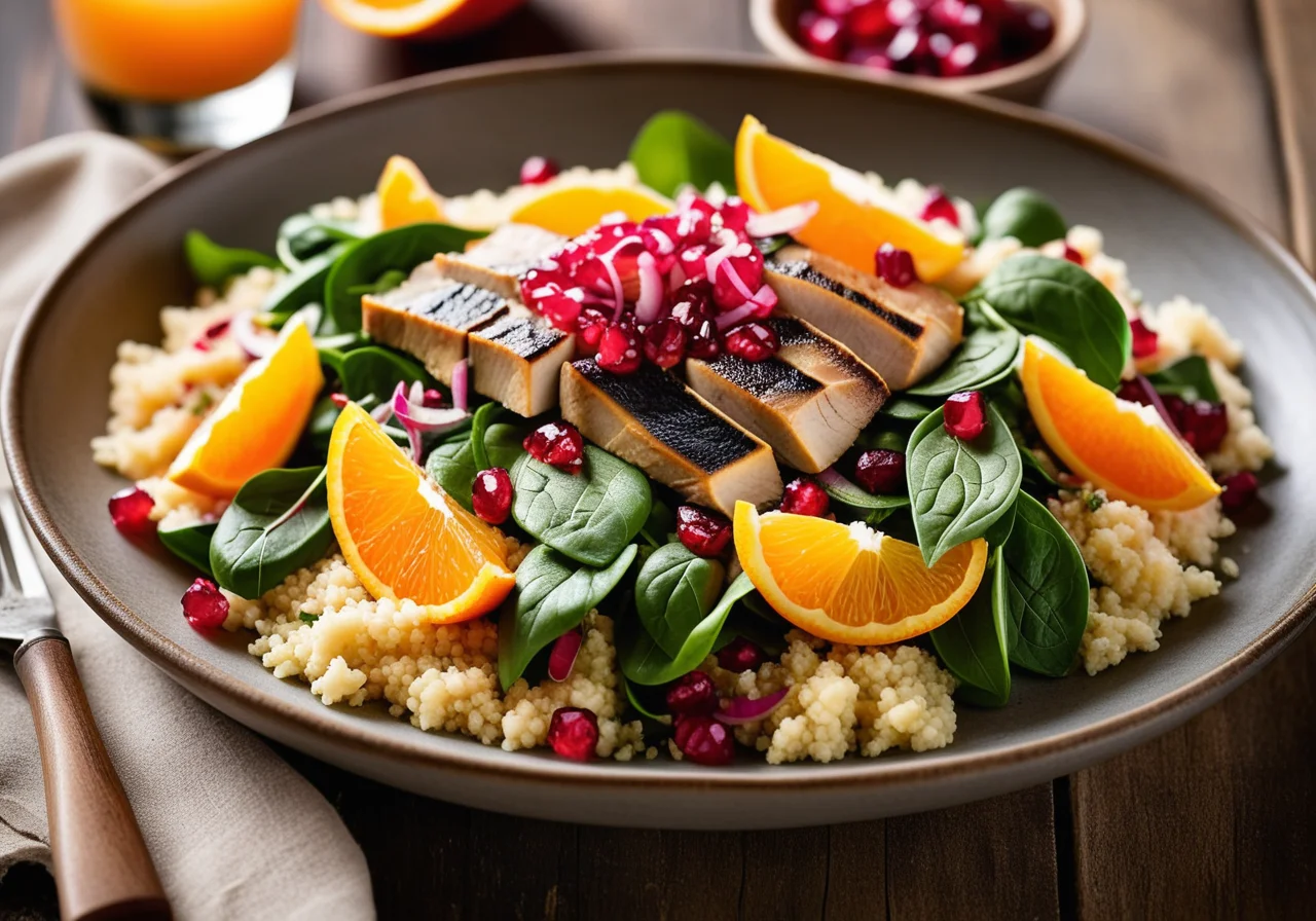 Makrelen-Orangen-Salat