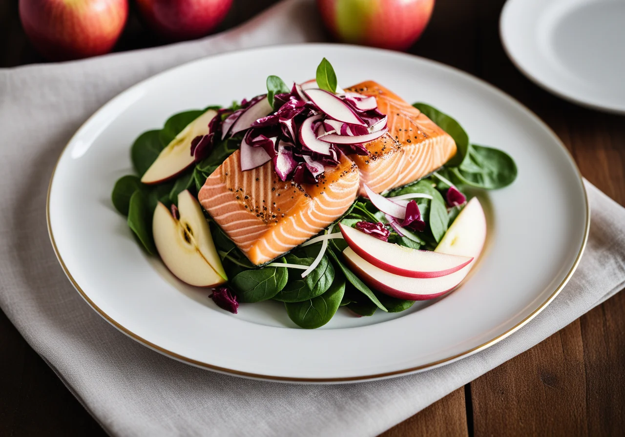 Salmon with Apple
