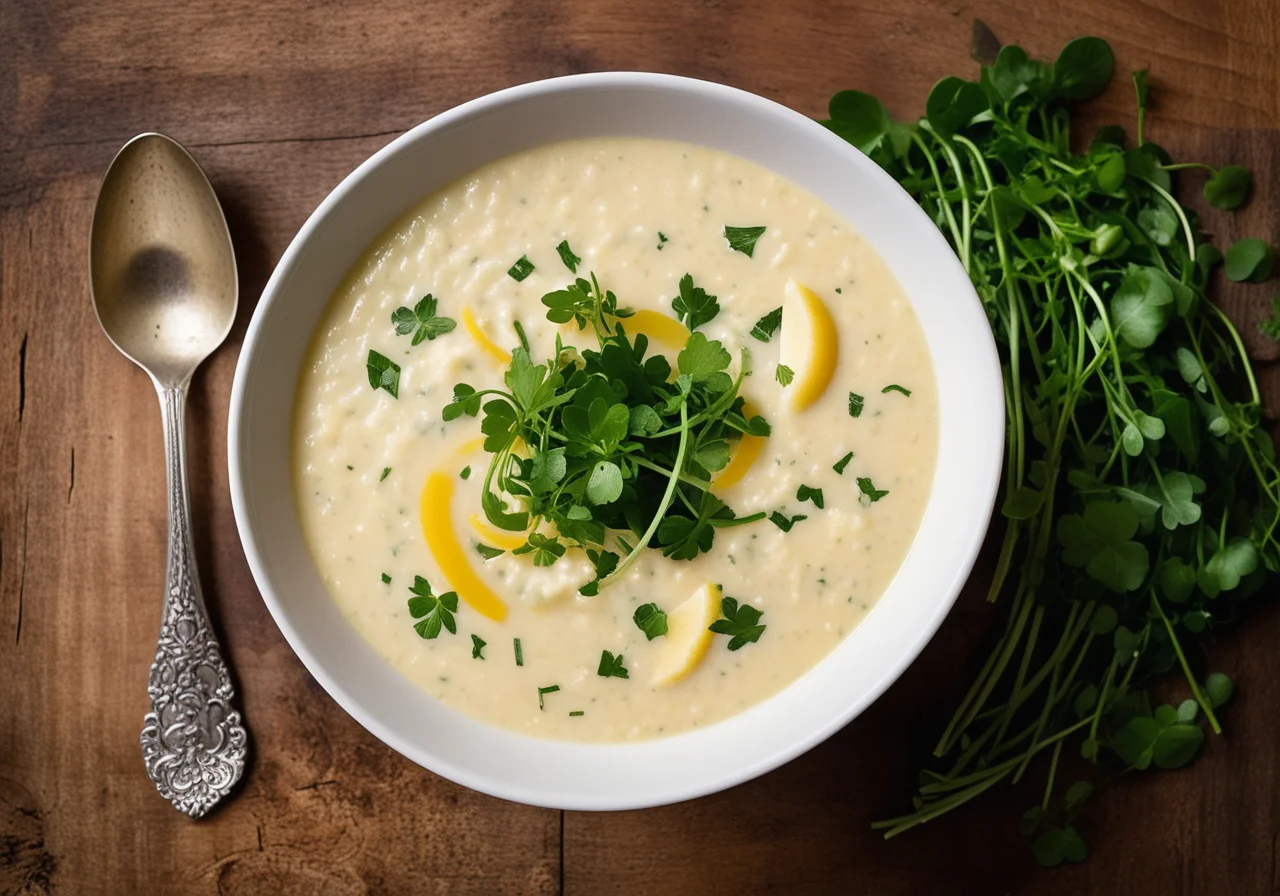 Lemon Soup with Rice