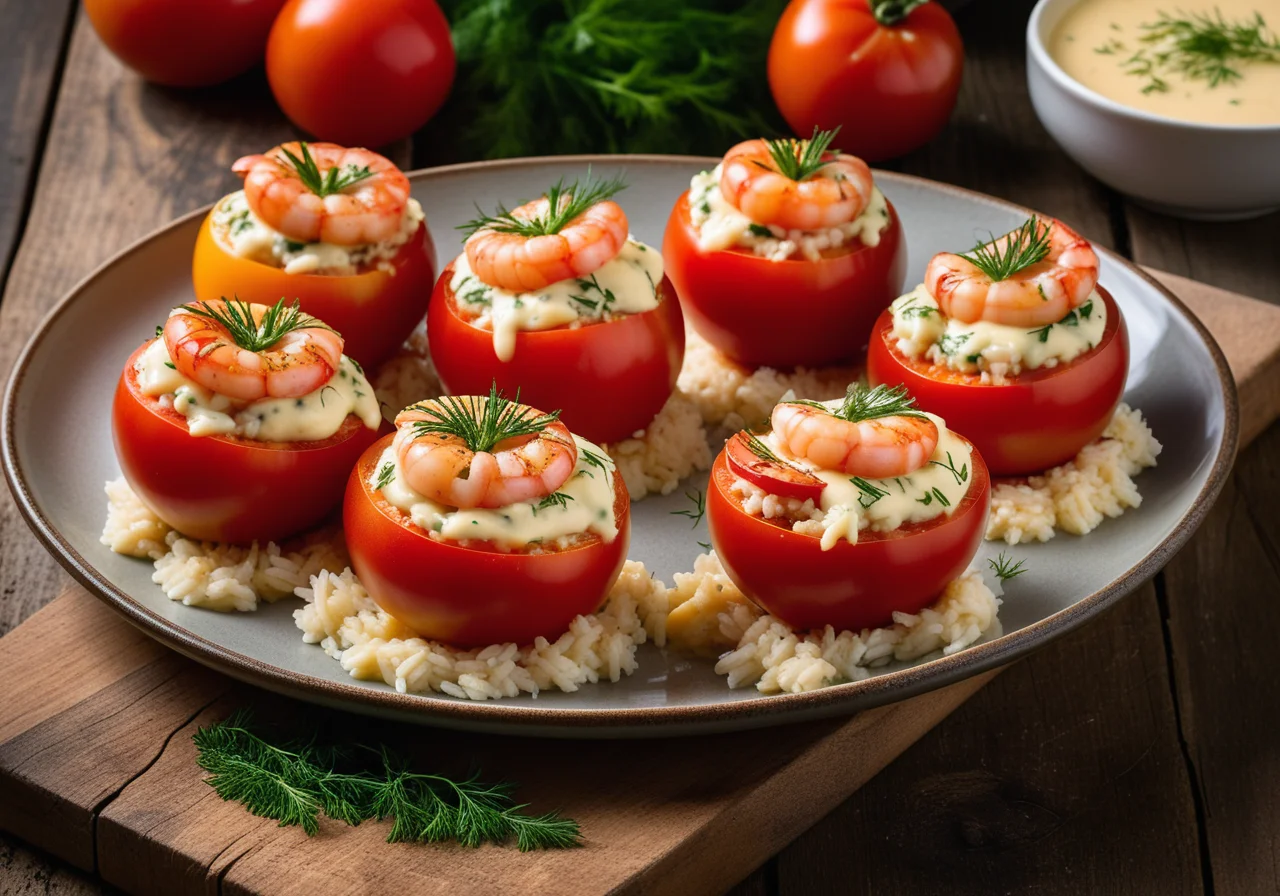 Tomatoes with Rice Filling