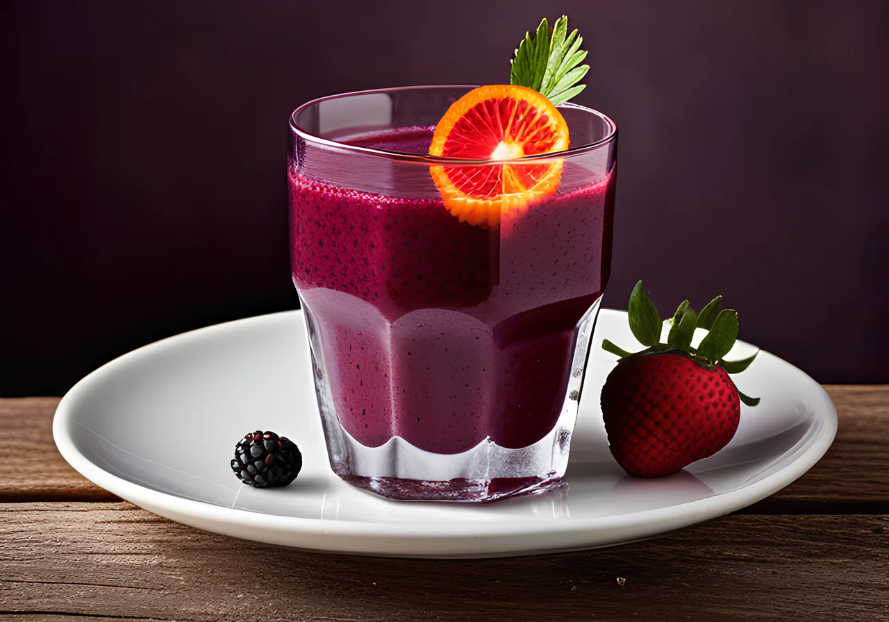 Strawberry-Blackberry Smoothie