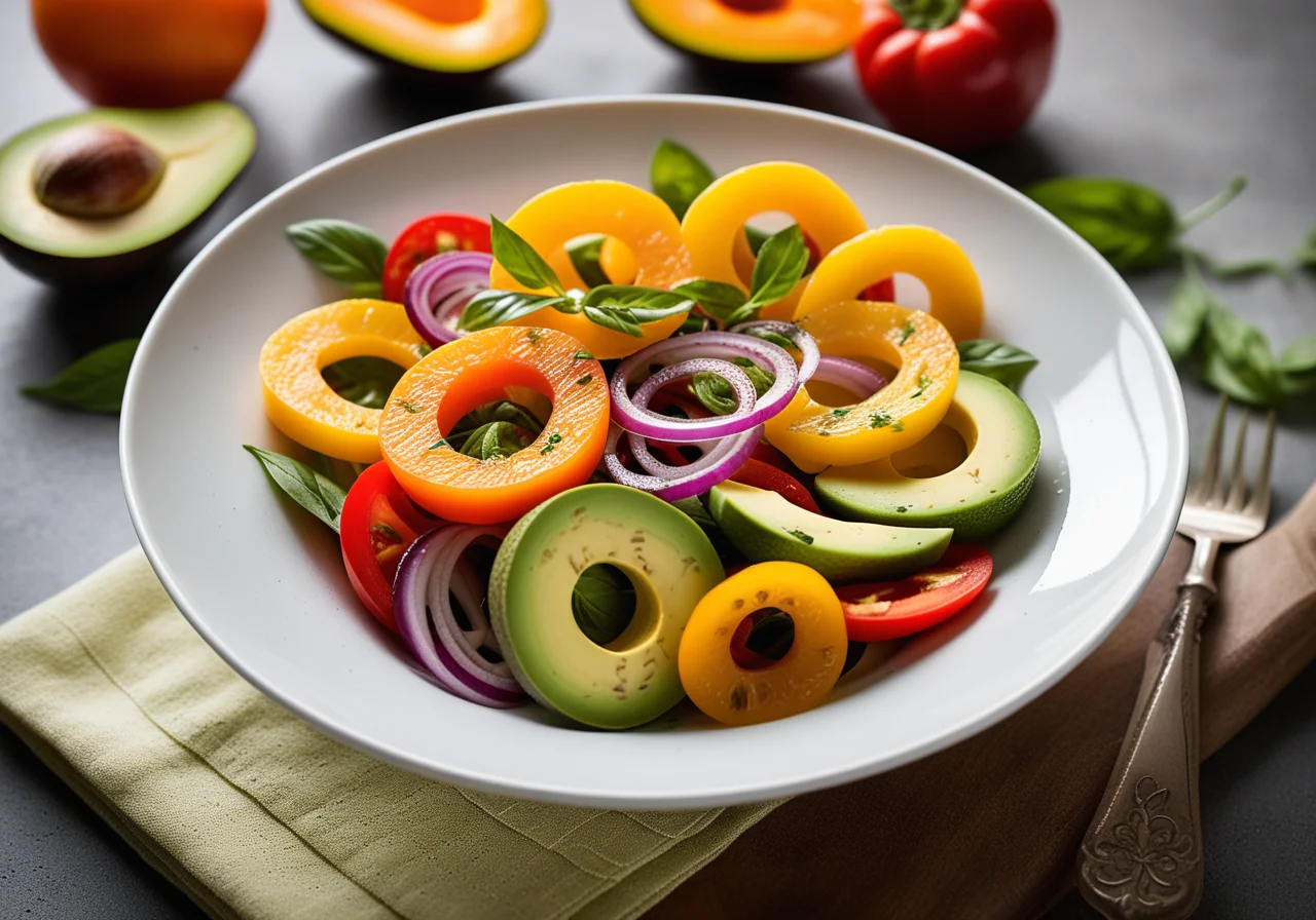 Avocado Pepper Salad