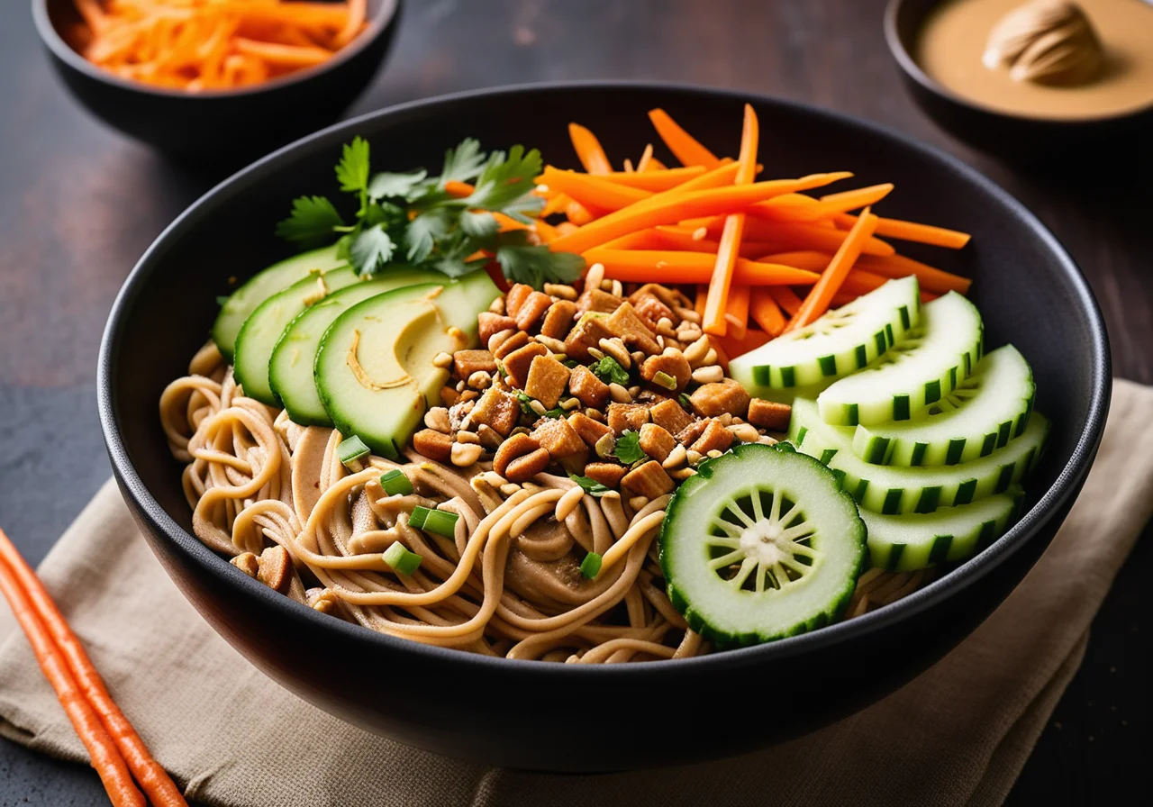 Wok Noodles with Tofu and Vegetables