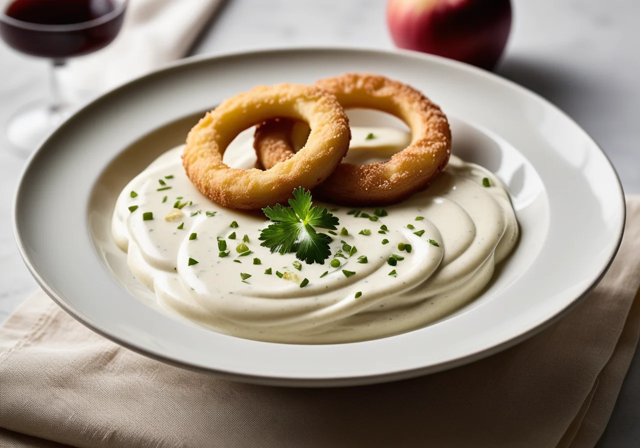 Matjes with Sour Cream