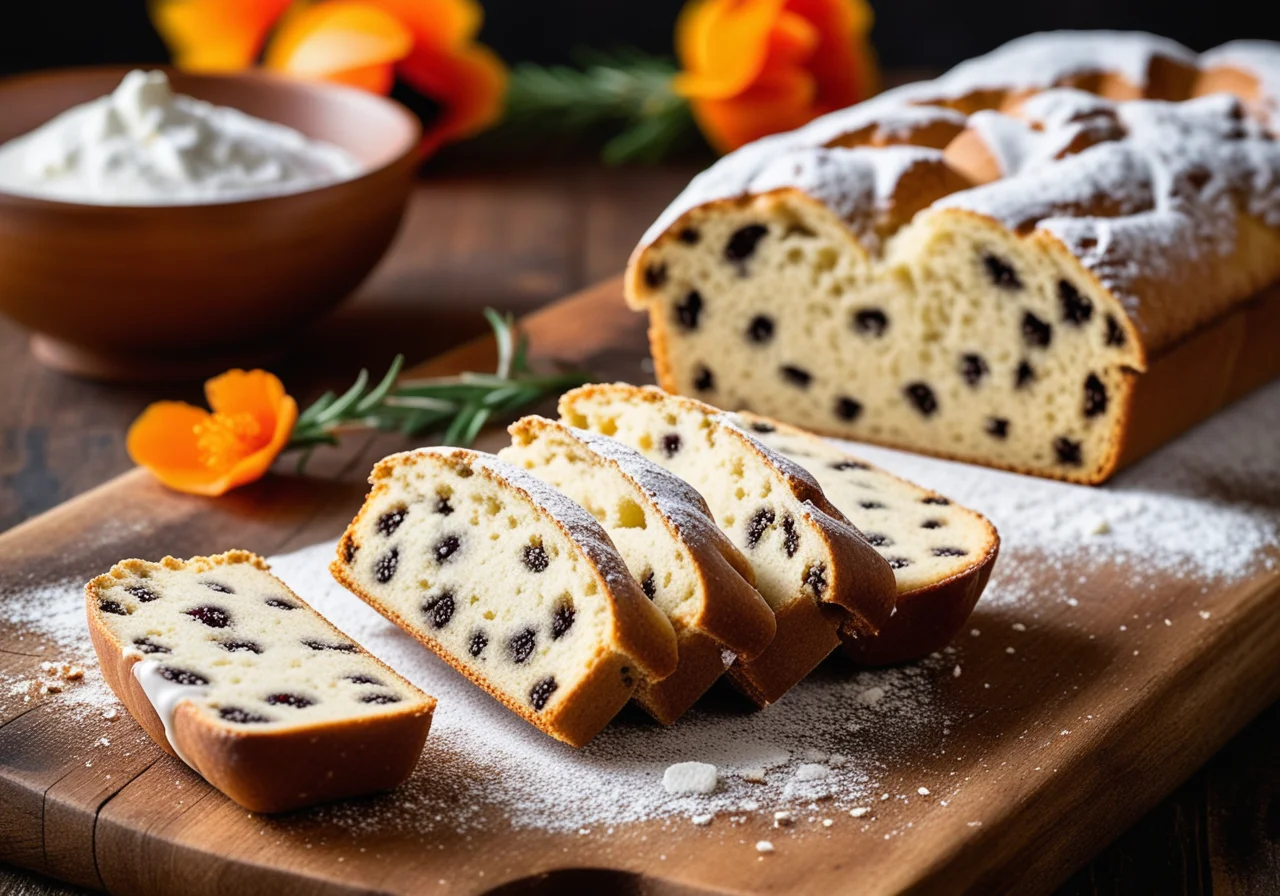 Poppy Seed Stollen with Marzipan