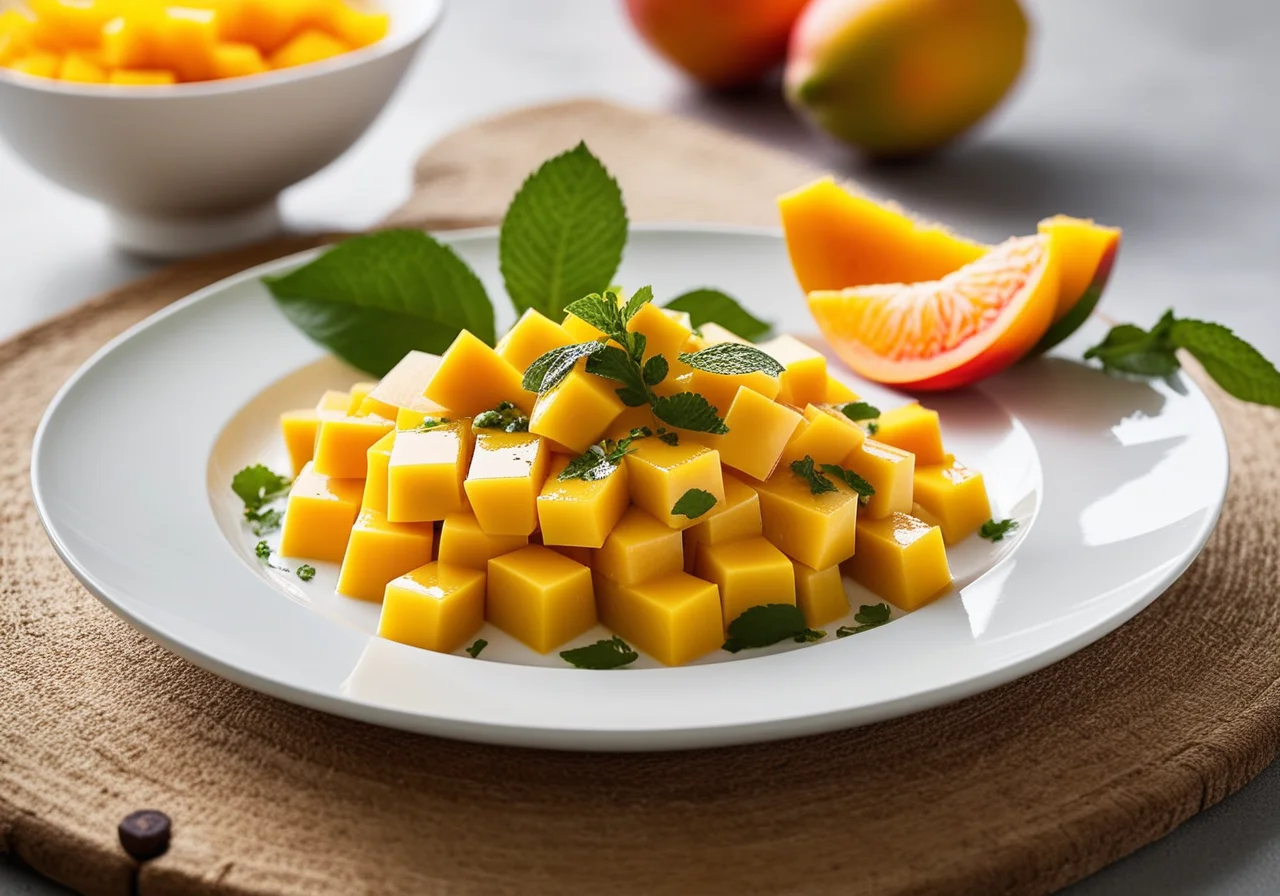 Matjes Fillets with Mango Salsa