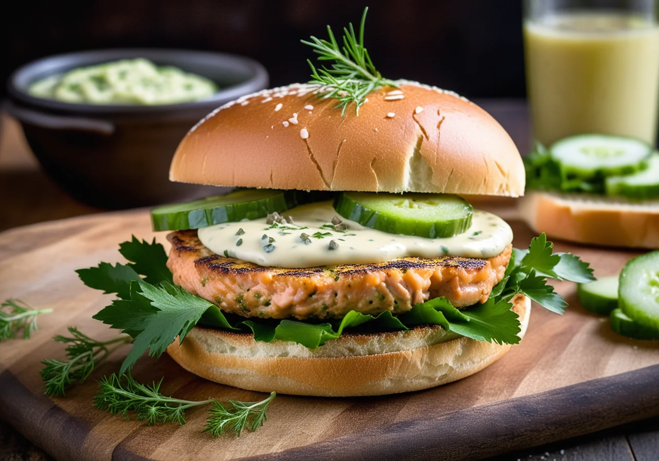 Salmon Burger
