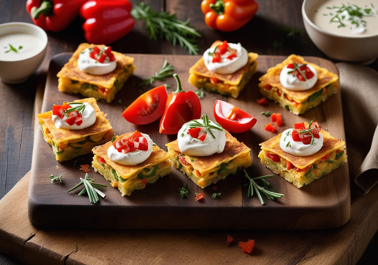 Omelette Vegetable Bites